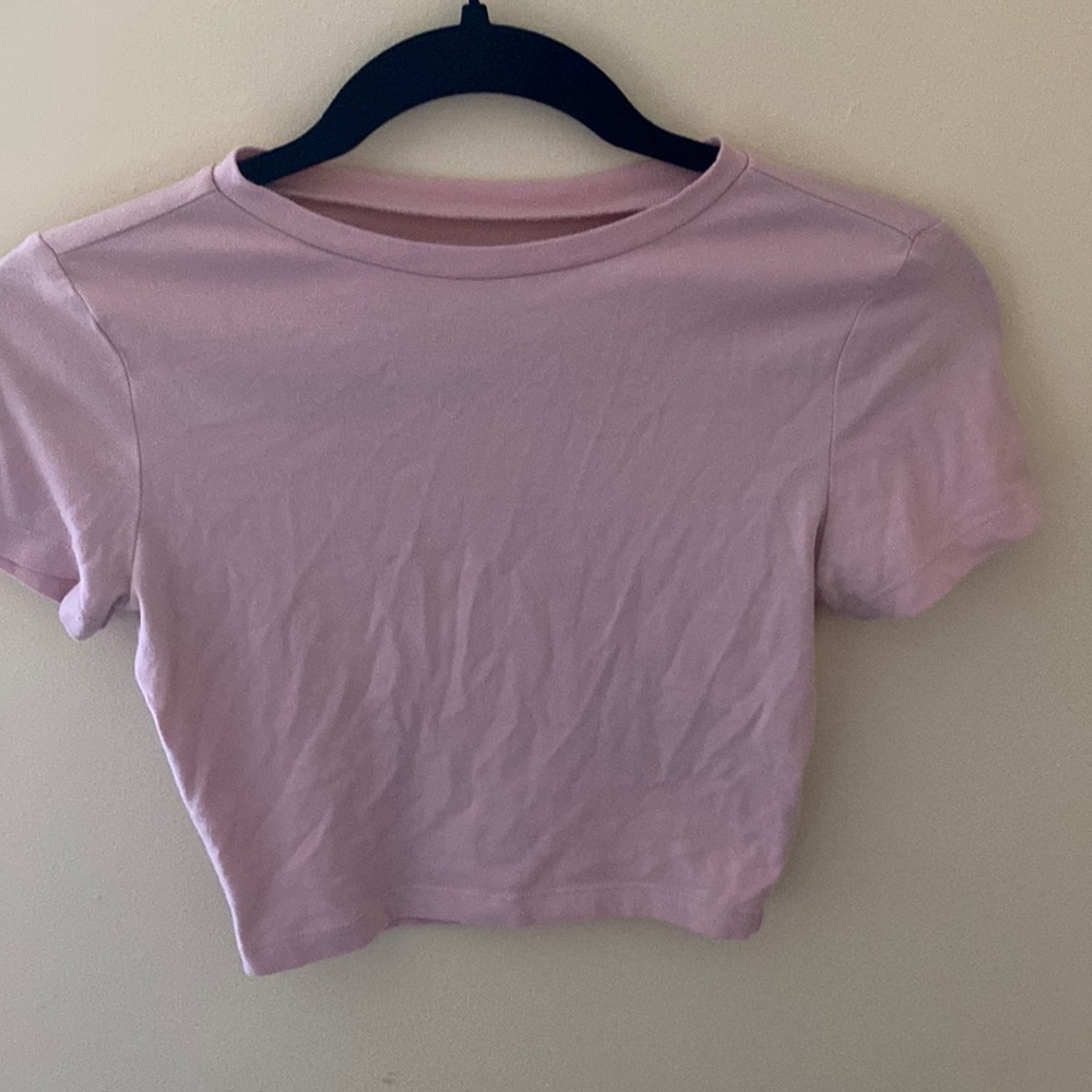 Pink Crop Top